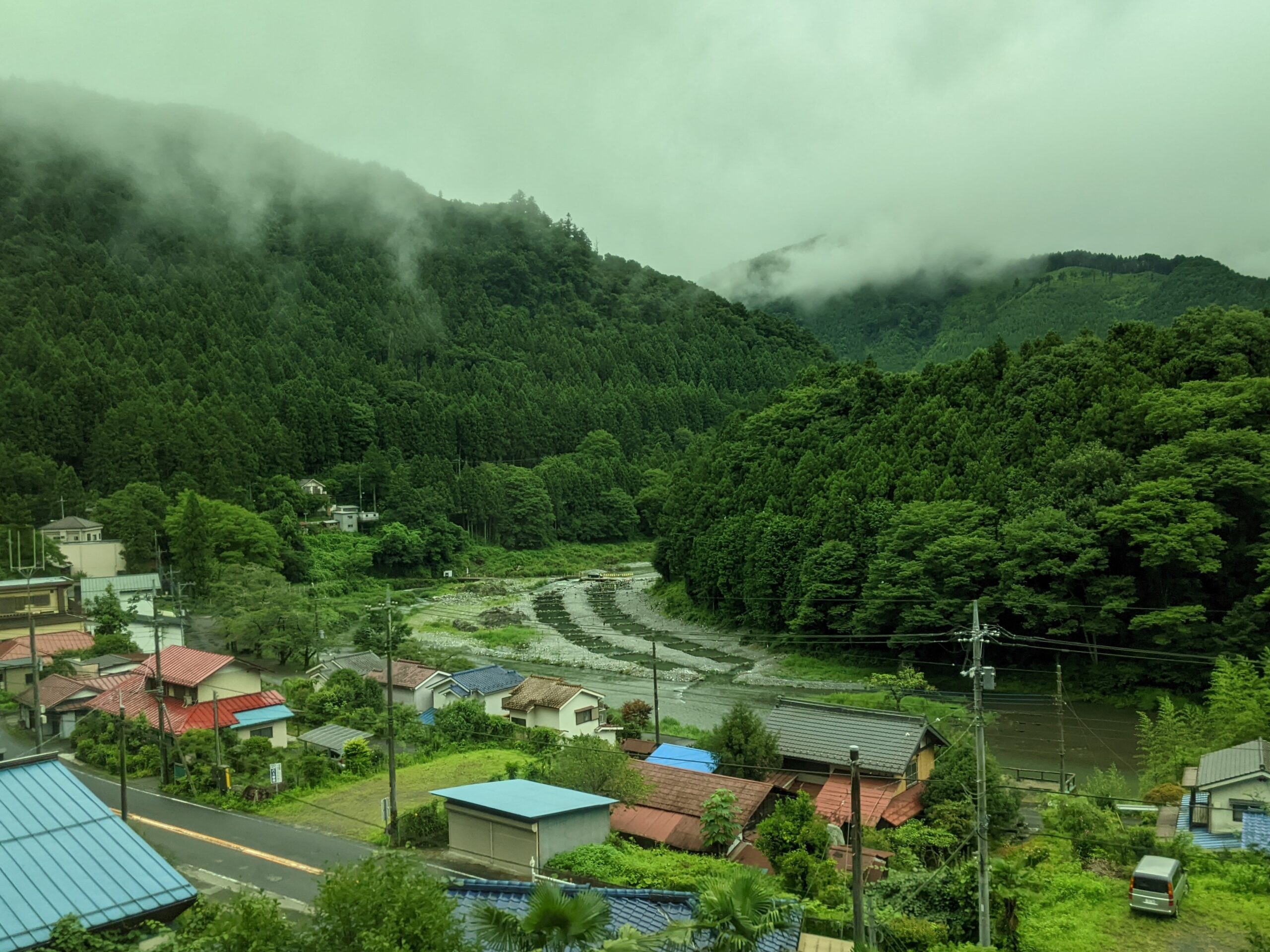 Through the valleys of Okutama rails of japan