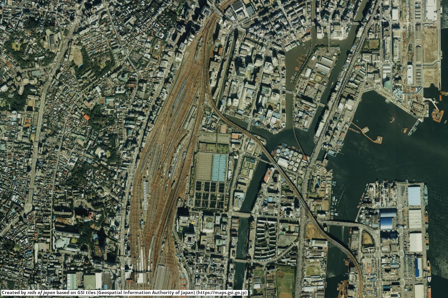 Satellite view of Takanawa (1987-1990)