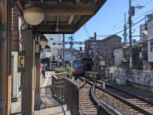 Minowabashi Station with SkyTree